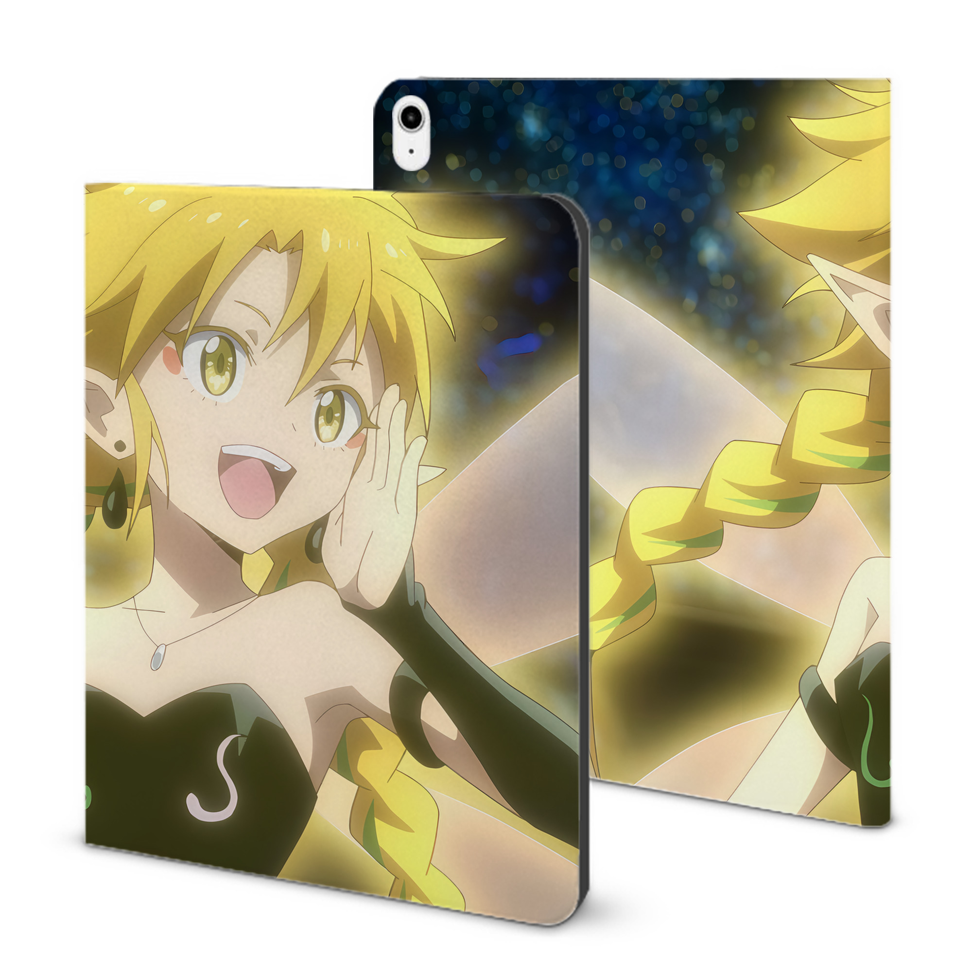 （画像用） 転スラ Regarding Reincarnated to Slime IPadケース ペンホルダー付き ブックスタイルデザイン